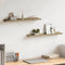vidaXL - Wandplanken - 2 stuks - MDF - 60x9x3 cm - Sonoma eiken (2 stuks)