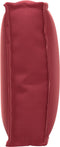 vidaXL - Ligbedkussen - voor - Rugleuning - Wijnrood - 60x40x12 - cm - Oxford - Stof