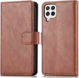 iMoshion Hoesje Geschikt voor Samsung Galaxy M22 / A22 (4G) Hoesje Met Pasjeshouder - iMoshion Luxe Bookcase - Bruin