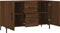 vidaXL - Dressoir - 100x36x60 - cm - bewerkt - hout - bruin - eikenkleur