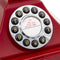 GPO 1929SPUSHRED - Telefoon Carrington klassiek bakeliet jaren ’20, druktoetsen, rood