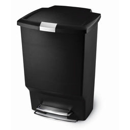 Simplehuman Rectangular - Prullenbak - 45 l - Slank design - Zwart