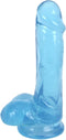 Lollicock Dildo Met Ballen 15 CM - Berry Ice