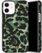 Selencia Hoesje Geschikt voor iPhone 12 Mini Hoesje - Selencia Maya Fashion Backcover - groen