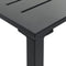 vidaXL - Bartafel - 100x50x110 - cm - gepoedercoat - staal - zwart
