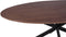 StarFurn Eettafel Ferris Eiken Ovaal 210cm Walnoot