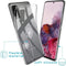 iMoshion Hoesje Geschikt voor Samsung Galaxy S20 Hoesje Siliconen - iMoshion Design hoesje - Wit / Transparant / Dandelion