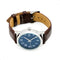 Tyme Cambridge Heren Horloge - Polshorloge - 38mm Waterdicht - Blauw/Bruin