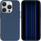 imoshion Hoesje Geschikt voor iPhone 15 Pro Hoesje Siliconen - imoshion Color Backcover - Donkerblauw