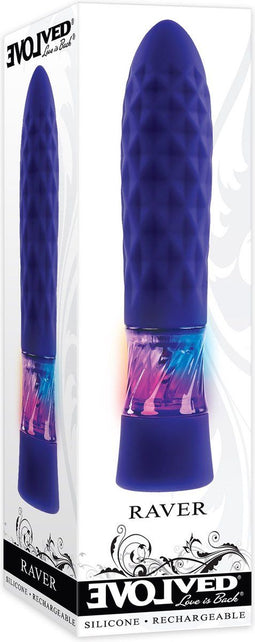 Evolved Vibrator Love Toy Raver Paars