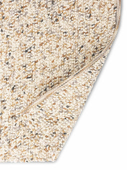 Brink en Campman - Brink en Campman Pebble Natural Sand Vloerkleed - 200x300 - Rechthoek - Hoogpolig Tapijt - Modern - Beige, Meerkleurig