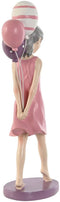 Decoratieve figuren Home ESPRIT Roze Mauve chica 7 x 11 x 27 cm