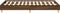 vidaXL - Bedframe - zonder - matras - 140x190 - cm - spaanplaat - bruin - eikenkleurig