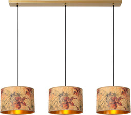 Lucide TANSELLE - Hanglamp - 3xE27 - Dimbaar - Multicolor