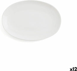 Serveerschaal Ariane Vital Coupe Ovalen Wit Keramisch Ø 21 cm (12 Stuks)