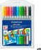 Set Viltstiften Staedtler Noris Club Dubbelzijdig 10 Stuks