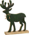 J-Line figuur Rendier - hout - groen - large