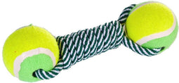 Hondentouw met 2 Ballen 22 cm Assorti