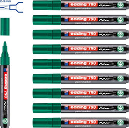 edding 790 - lakmarker - ronde punt 2-3 mm - groen (10 stuks)