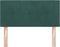 vidaXL - Hoofdbord - Met - Knopen - Donkergroen - 100 - cm - Velours