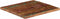vidaXL - Tafelblad - vierkant - 80x80x3,8 - cm - massief - gerecycled - hout