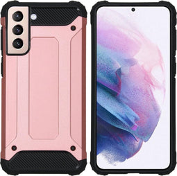 iMoshion Hoesje Geschikt voor Samsung Galaxy S21 Plus Hoesje - iMoshion Rugged Xtreme Backcover - Rosé