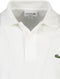 Lacoste Heren Poloshirt - Korte Mouwen - Wijd Model - Wit - Maat 5XL