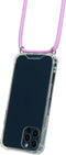Mobiparts Lanyard Case - iPhone 12/12 Pro - Verstelbaar koord - Paars