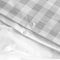 Happy Friday Duvet cover set 2 pieces Vichy grey 180x220 cm (Single) Grey