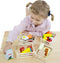 Melissa & Doug Voedselgroepen - Houten speelgoedeten met 21 stuks en 4 kratjes - Leerzaam fantasiespel (set van 21)