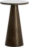 Light & Living Bijzettafel Ynez - Donkerbruin - 29x29x43cm - Modern