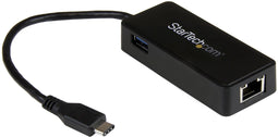 Startech.com US1GC301AU - USB-C naar gigabit netwerkadapter - met extra USB poort