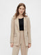 Pieces PCBOSSY LS LOOSE BLAZER NOOS - Dames Blazer - Loose Fit - Beige