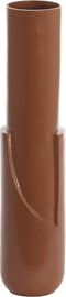 Light&living Vaas deco Ø11x49 cm ASEGO glanzend terra-bruin