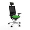 Bureaustoel met hoofdsteun Piqueras y Crespo 3D086N1 Groen