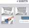 SCHÜTTE JASMIN - WC-Bril - Duroplast - Soft Close - Afklikbaar - RVS-Scharnieren - Belastbaar tot 175 kg - Decor