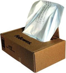 Fellowes - Opvangzakken voor papierversnipperaars 121-143 liter - Set van 50 stuks