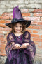 Great Pretenders Verkleedkledij Spider Witch - Heksenjurk met hoed - Paars - Maat 5-6 jaar