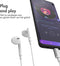 imoshion Bedrade Oordopjes met USB-C Aansluiting - Oortjes met Draad - Wit