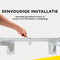Zoluko Professionele Pull Up Bar - Wandmontage - 150kg Draagkracht - E-book - Wit