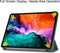 3-Vouw sleepcover hoes - Geschikt voor iPad Pro 12.9 inch (2021) - Donkergroen
