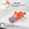 Hondenknuffel - Interactief piepspeelgoed voor honden - Teddy - Stoer hondenkauwspeelgoed - Met katoenen materiaal en gekreukt papier - Hondenspeelgoed voor grote en kleine honden