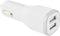 Mobiparts Car Charger - Dual USB 4.8A met Lightning Kabel - Wit