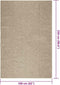 vidaXL - Vloerkleed - ZIZUR - beige - binnen - en - buiten - 160x230 - cm - jute - look