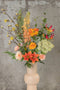Emerald - Boeket XL Happy Orange - 109cm hoog - Oranje - 12 stelen - Kunstboeket - Zijde boeket