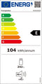 Everglades EVOD2020 - Koeler - 242 Liter - Energieklasse E - Zwart