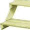 vidaXL - Plantenstandaard - 80x80x80 - cm - geïmpregneerd - grenenhout