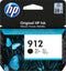 HP 912 - Inktcartridge - Professionele kwaliteit - Zwart (1 stuk)