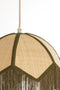 Light & Living Hanglamp Sulina - Raffia - 35cm - Naturel/Groen