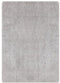 vidaXL - Shaggy - Vloerkleed - met - Latex - Onderlaag - Grijs - 240x340 - cm